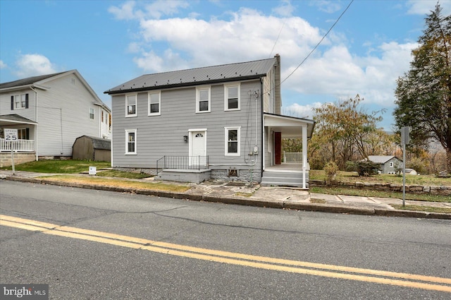 view of front of home