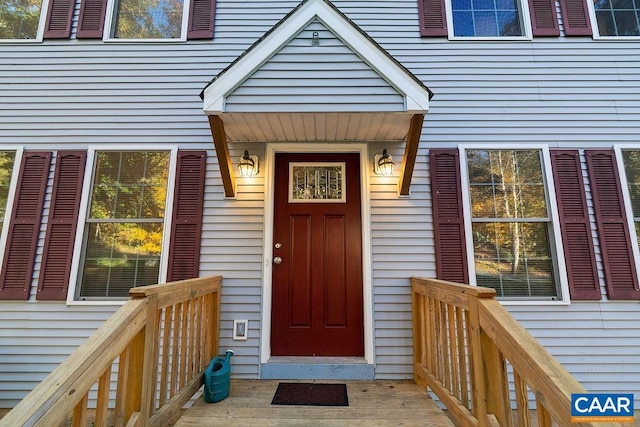 view of entrance to property