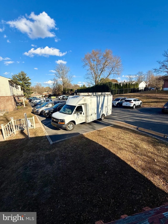 view of car parking