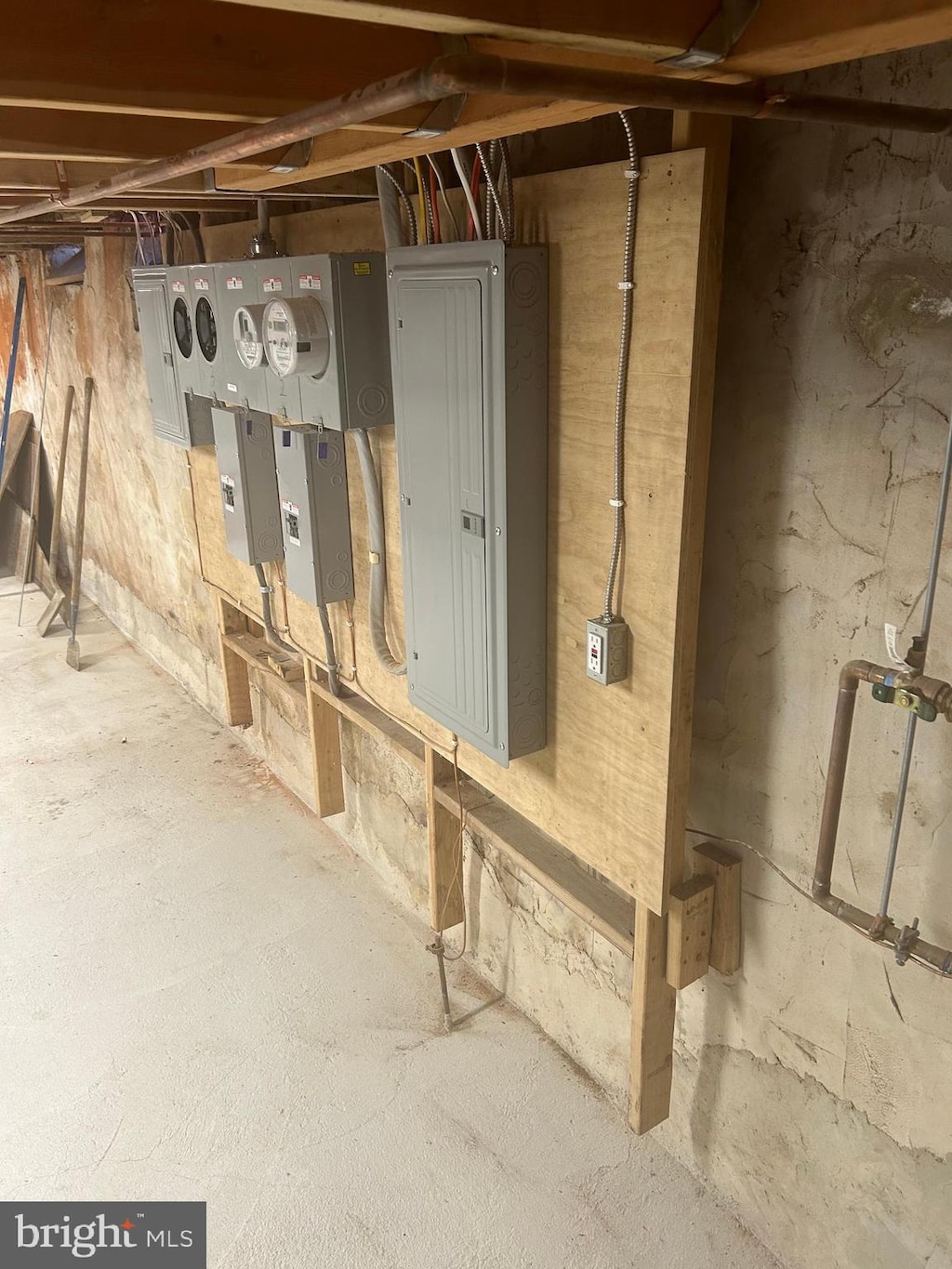 utility room with electric panel