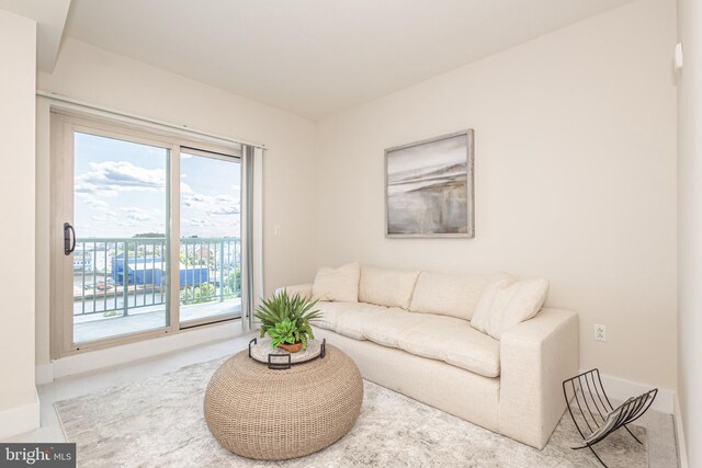 view of living room