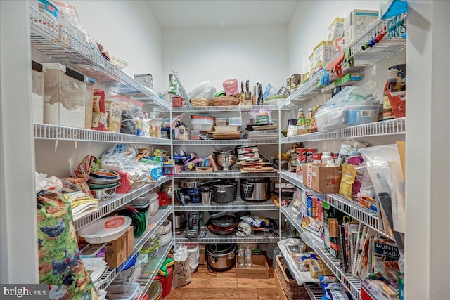 view of pantry