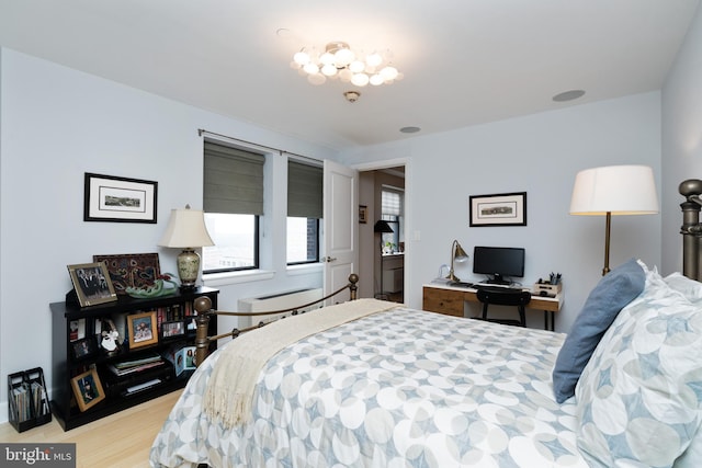 1701 Locust St Unit 1505, Philadelphia, PA 19103 - bedroom with light wood finished floors