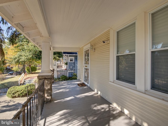 view of patio / terrace featuring a porch