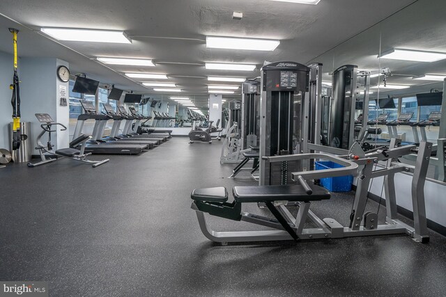 view of gym