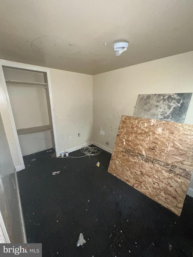 1745 W Seybert St, Philadelphia, PA 19121 - unfurnished bedroom with baseboards and a closet