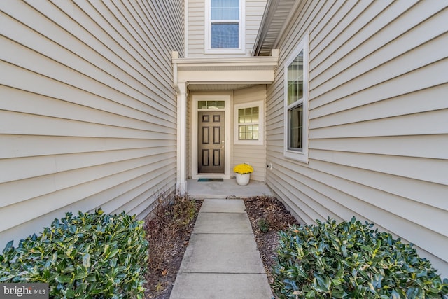 view of entrance to property