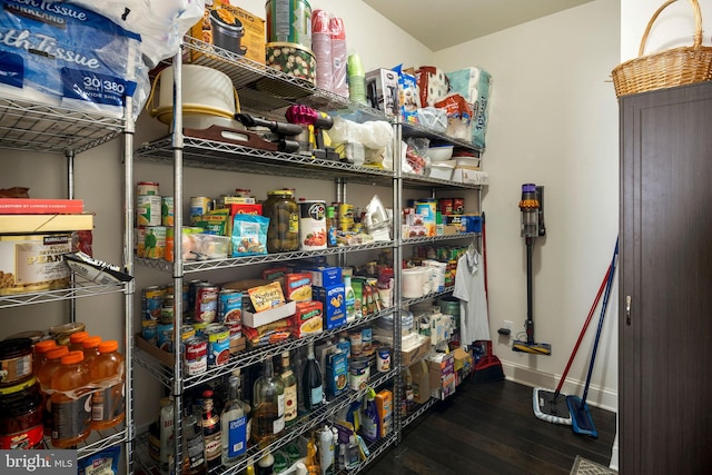 view of pantry