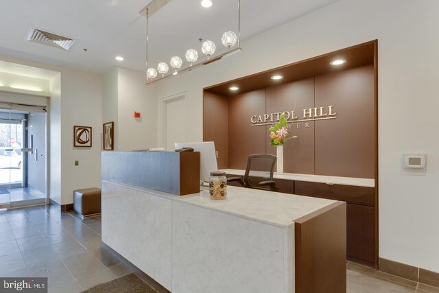 1000 New Jersey Ave SE Unit 107, Washington, DC 20003 - reception with visible vents