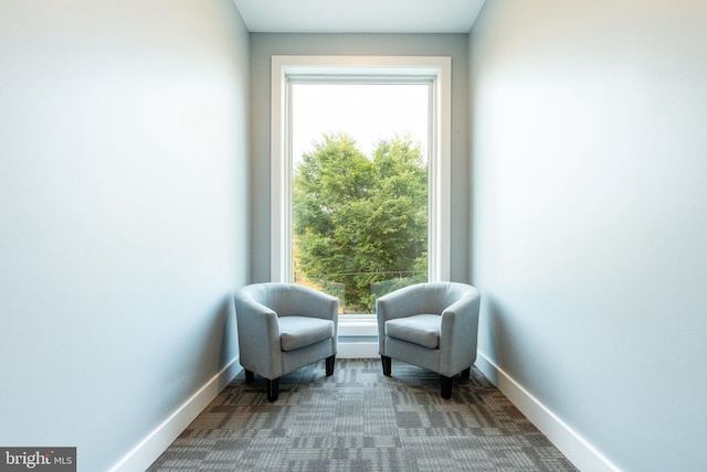 living area with a healthy amount of sunlight