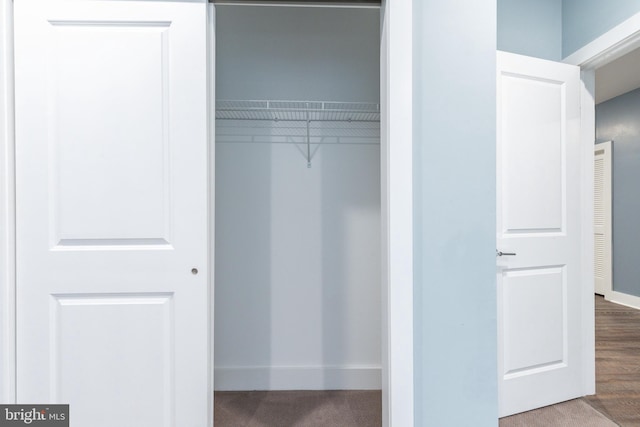 view of closet