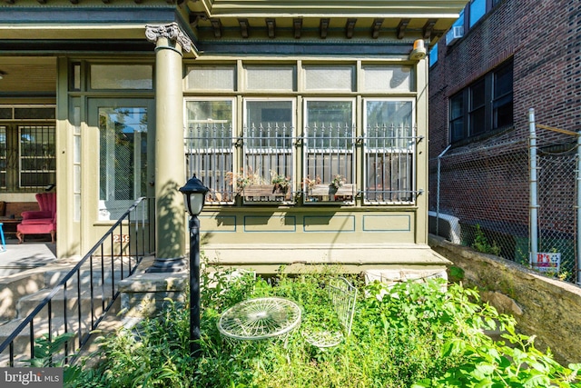 view of entrance to property