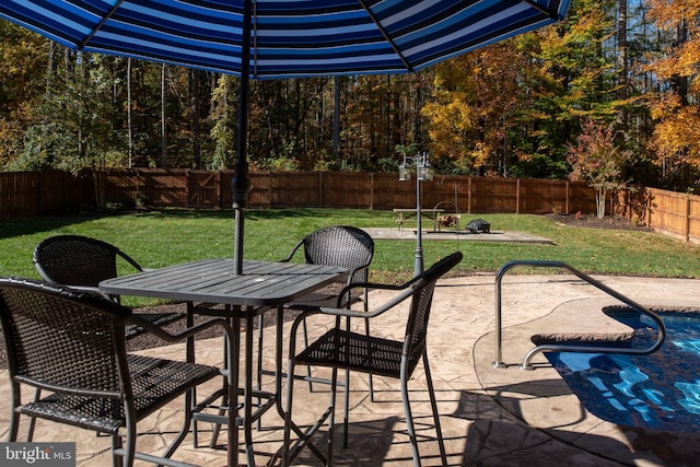 view of patio