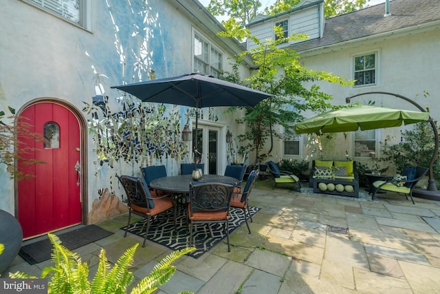 view of patio / terrace featuring outdoor dining area