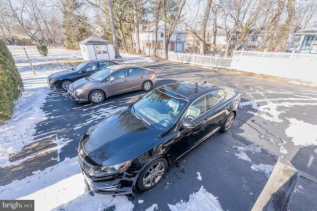 view of car parking