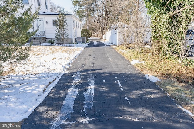 view of road