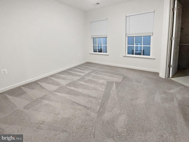 empty room with light carpet