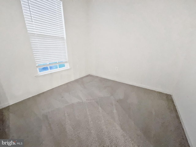 unfurnished room with carpet flooring