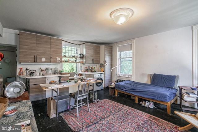 interior space featuring washer / dryer