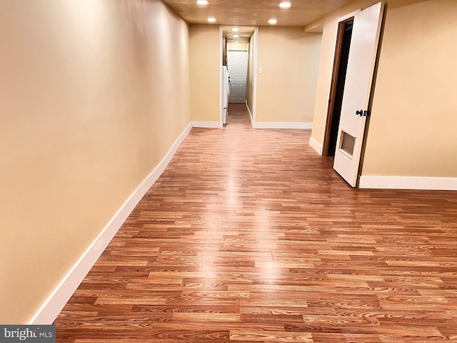 interior space featuring light hardwood / wood-style flooring