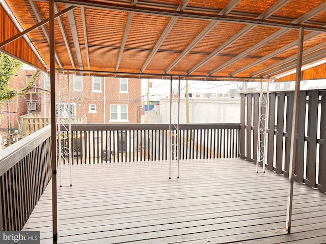 view of deck