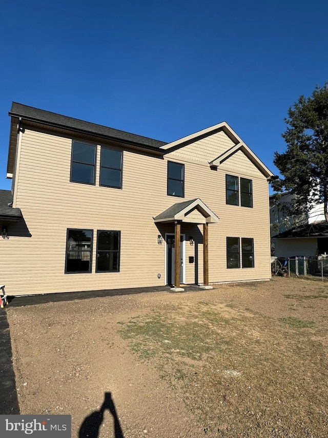 view of front of home