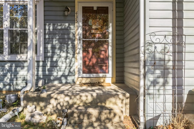 view of entrance to property