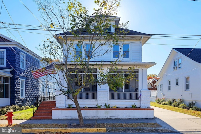 view of front of house featuring a porch