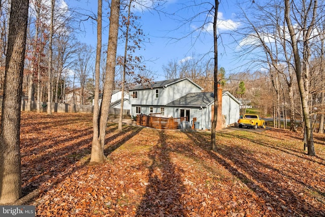 view of side of home