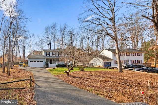 split foyer home with a garage