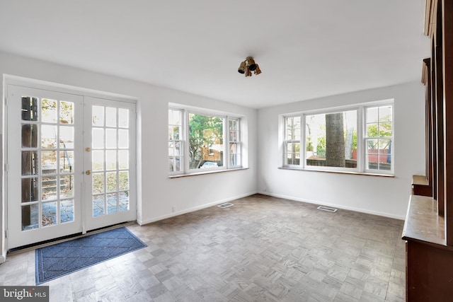 2905 Tilden St NW, Washington, DC 20008 - interior space with baseboards and french doors