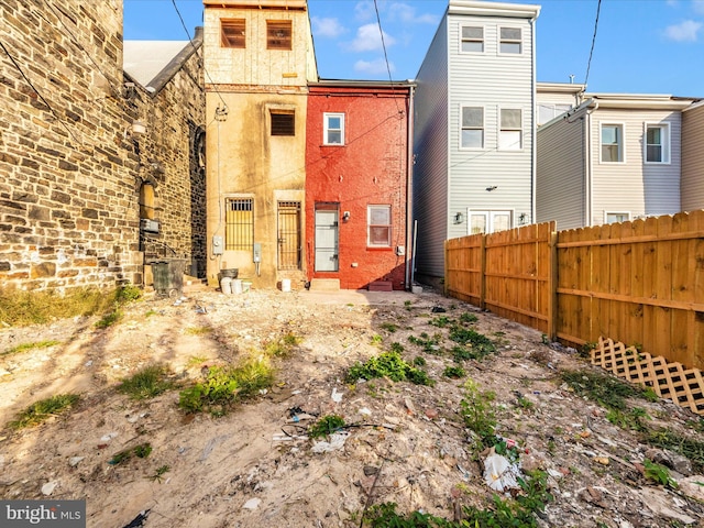 view of rear view of property