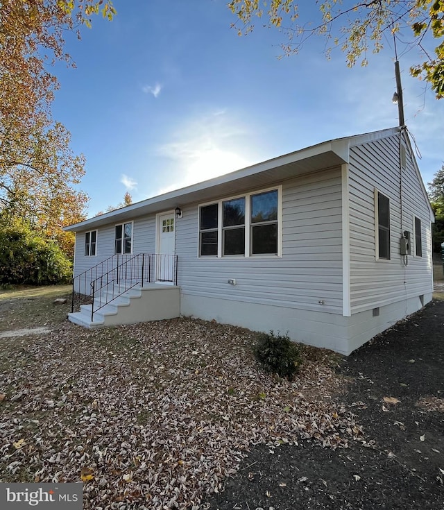 view of manufactured / mobile home