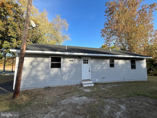 view of rear view of house