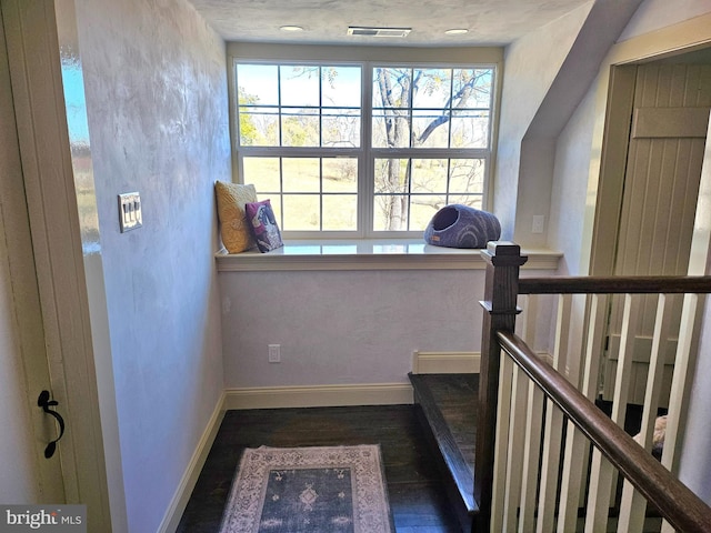 interior space featuring hardwood / wood-style flooring