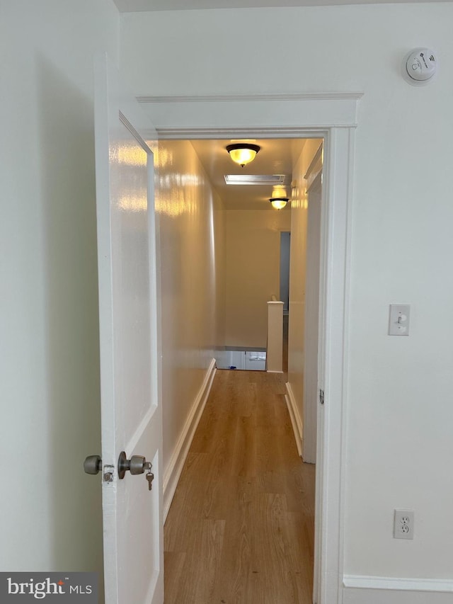 3234 Fanshawe St, Philadelphia, PA 19149 - hallway with hardwood / wood-style floors