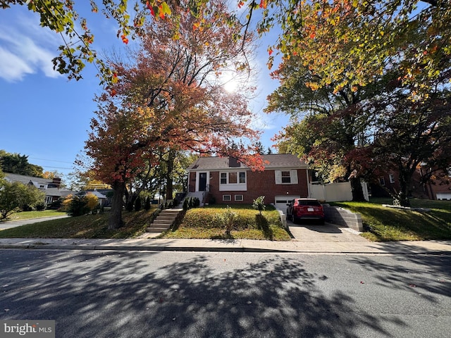 view of front of property