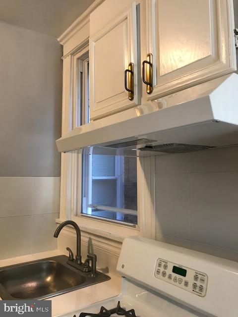 details with sink and white cabinets