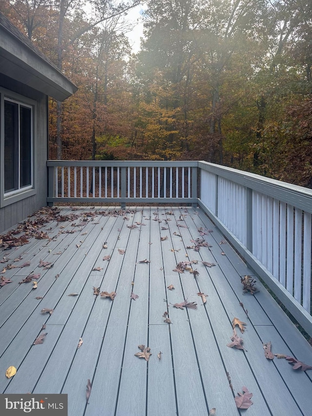 view of deck