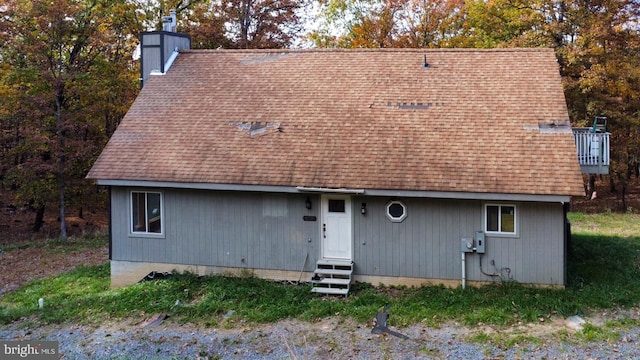 view of front of home