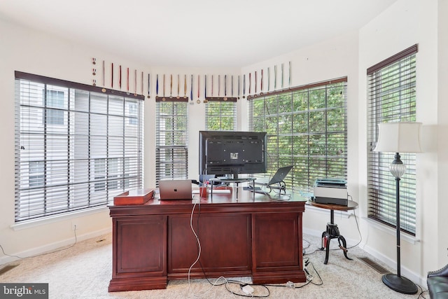 15303 Glastonbury Way, Upper Marlboro, MD 20774 - office area with baseboards and light colored carpet