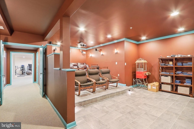 15303 Glastonbury Way, Upper Marlboro, MD 20774 - home theater room with recessed lighting