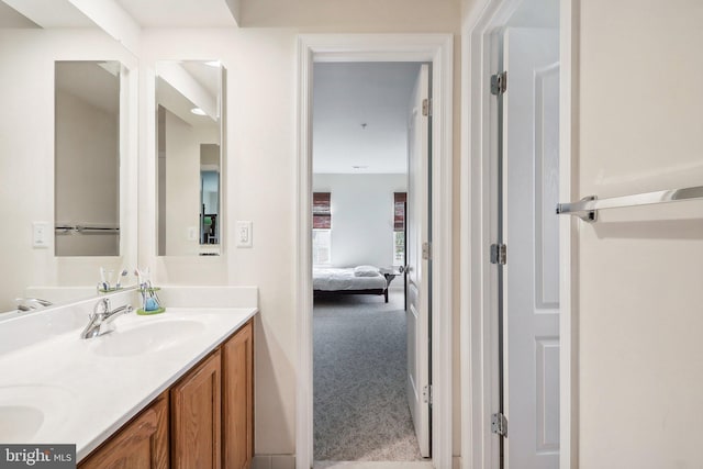 15303 Glastonbury Way, Upper Marlboro, MD 20774 - bathroom with double vanity and connected bathroom