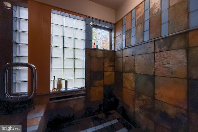 interior details featuring tile patterned floors