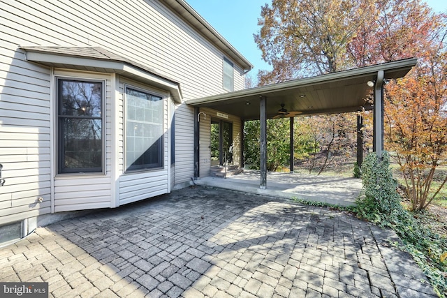 41 Howard Dr, East Berlin, PA 17316 - view of patio / terrace with a ceiling fan