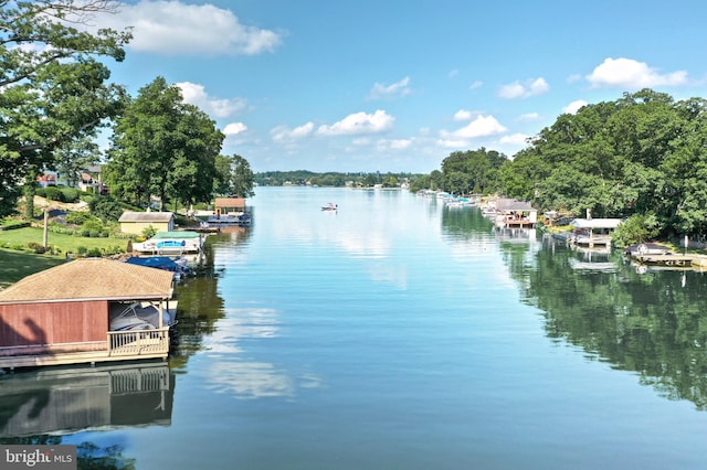 property view of water