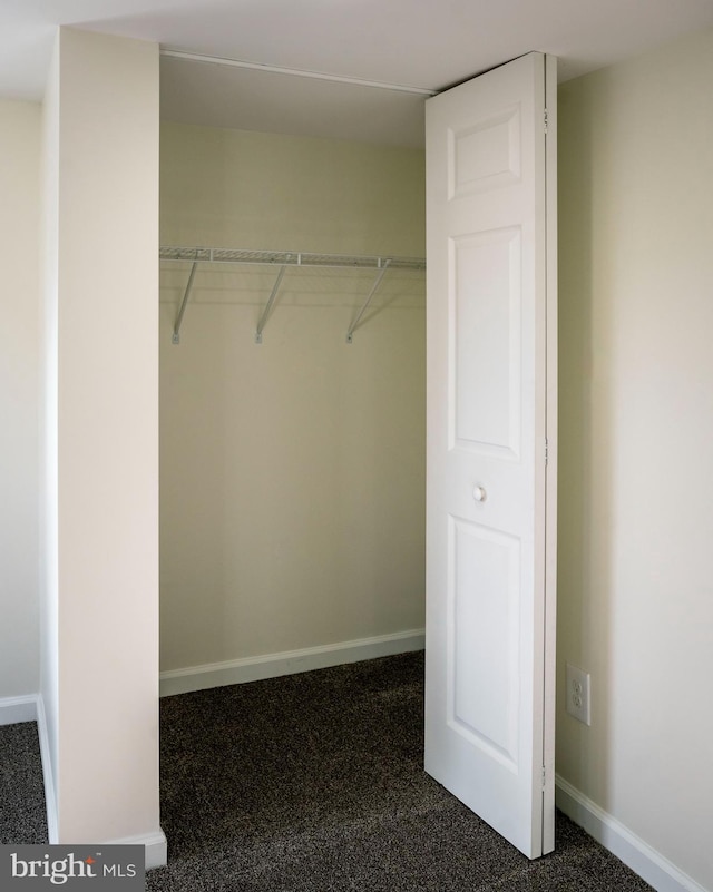 view of closet