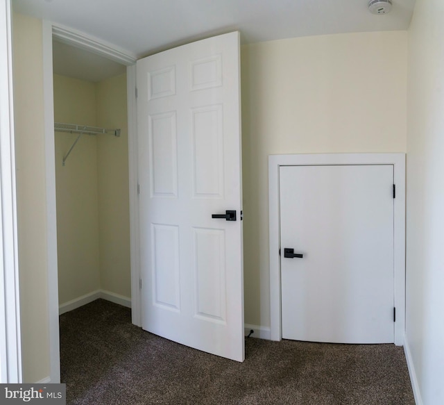 view of closet