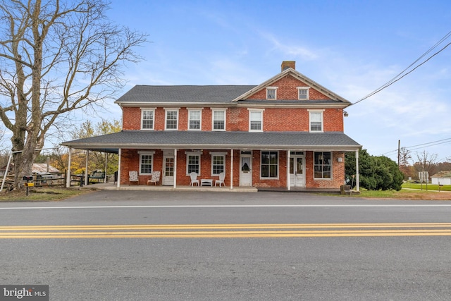 view of front of house with a porch