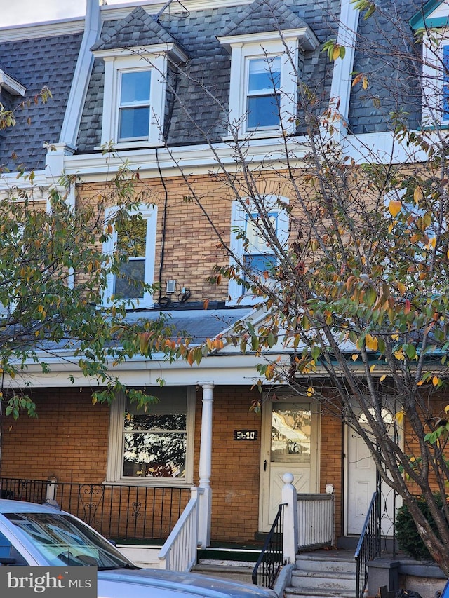 view of front of home with a porch